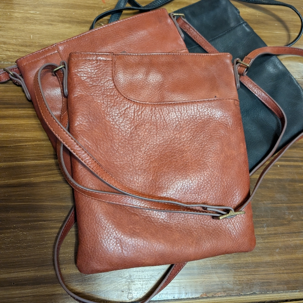 Going Fast-Classic Brown Leather Crossbody Bag